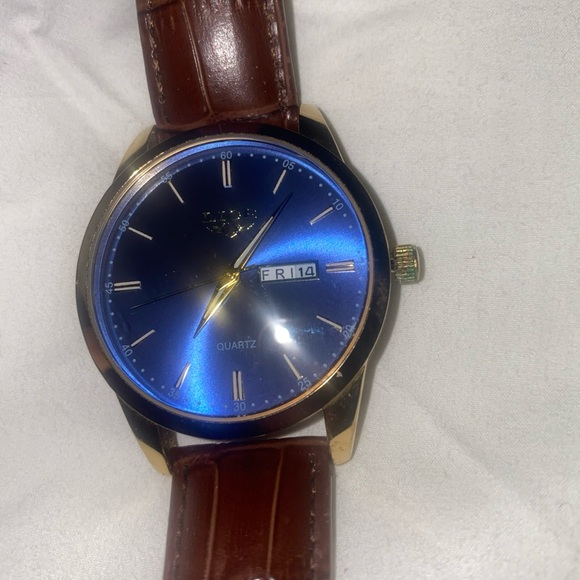 Lige Other - Gold and Brown Men's Watch